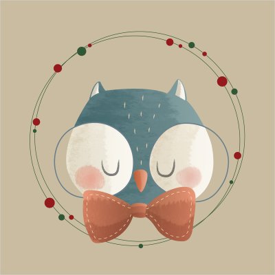 постеры Скандинавская сова