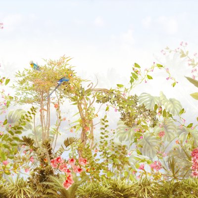 фотообои Сад нежных орхидей