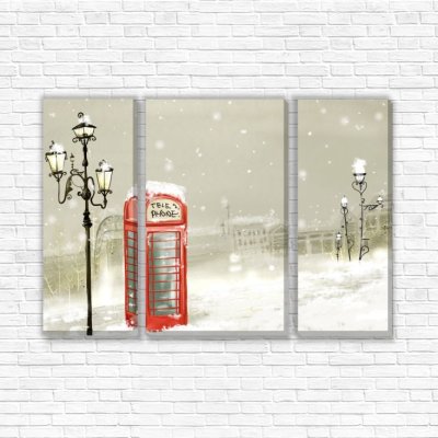 модульные картины Зима в Лондоне