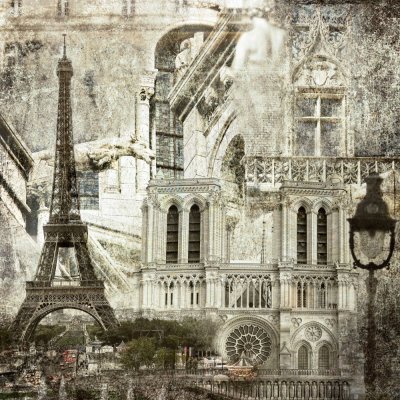 фотообои Парижский винтаж