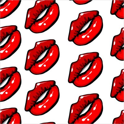 постеры Красные губы