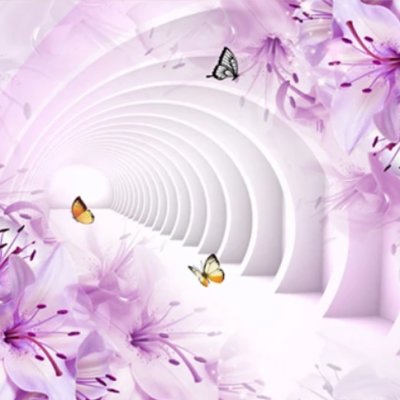 фотообои Цветочный тоннель