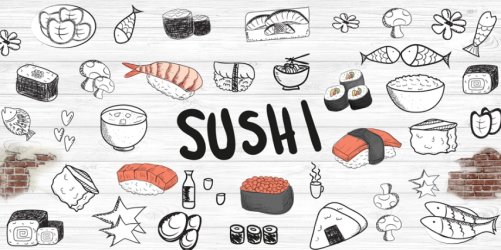 фотообои Sushi