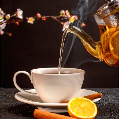 постеры Чай с лимоном